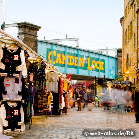 Strassenläden Camden Town, London, England