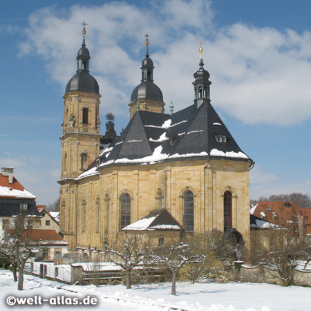 Die Basilika in Gößweinstein ist bedeutendste Kirche der Fränkischen Schweiz. 