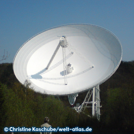 The Effelsberg radio telescope in Bad Münstereifel, Max Planck Institute for Radio Astronomy