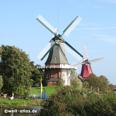 Twin windmills of Greetsiel