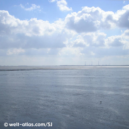 Low tide, North Sea Ostfriesland Germany
