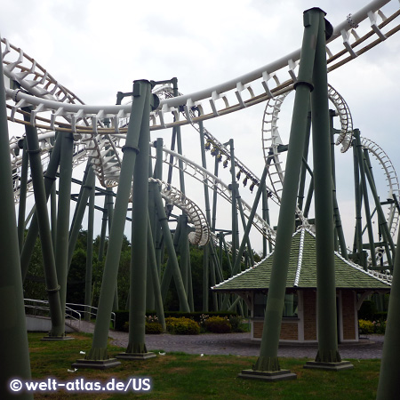 Steel roller coaster Big Loop, Heide-Park Soltau