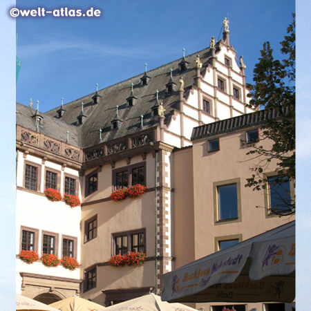 Renaissance-Rathaus von Schweinfurt, 1570-72 erbaut von Nikolaus Hofmann