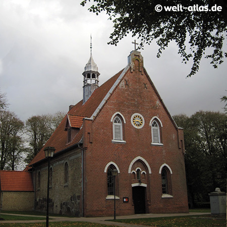 Die spätgotische St.-Nikolai-Kirche  in Bredstedt
