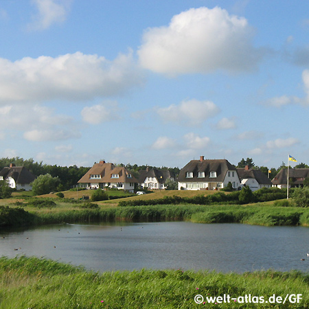 Reetdachhäuser auf Föhr