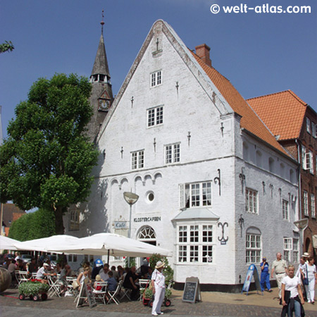 Klostercafé am Marktplatz in Tønder