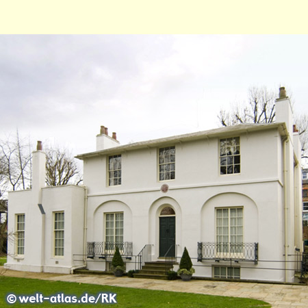 Keats House, home to the poet in Hampstead