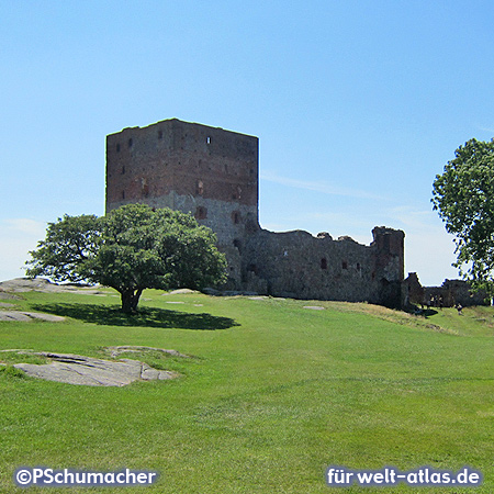 Ruine der Festungsanlage Burg Hammershus auf der Insel Bornholm in der Nähe von Allinge – Foto:© Peter Schumacher