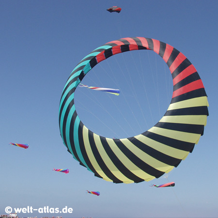 St. Peter-Ording, Kites am Strand