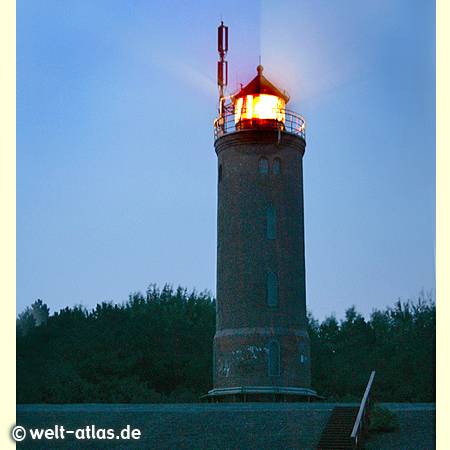Das Feuer vom Böhler Leuchtturm, St. Peter-Ording –Position: 54° 17' N - 008° 39' E100. Geburtstag im Mai 2014