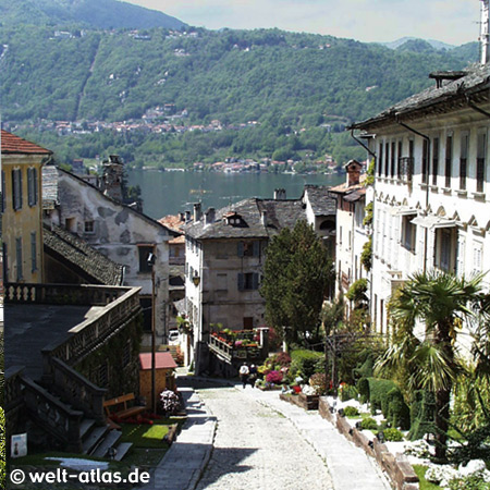 Orta, Lago d'Orta, Ortasee, Piemont,Italien