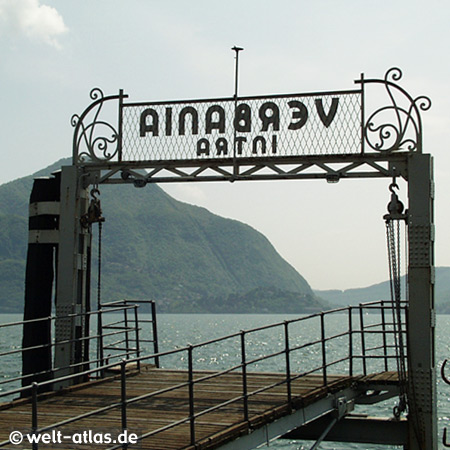 Verbania, Intra, ferry, Lago Maggiore, Piemont, Italy