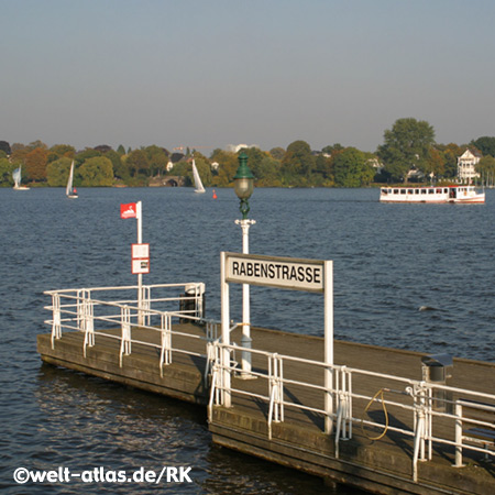 Outer Alster Lake, Hamburg