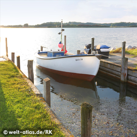 Old fishing boat site in Maasholm at the Schlei