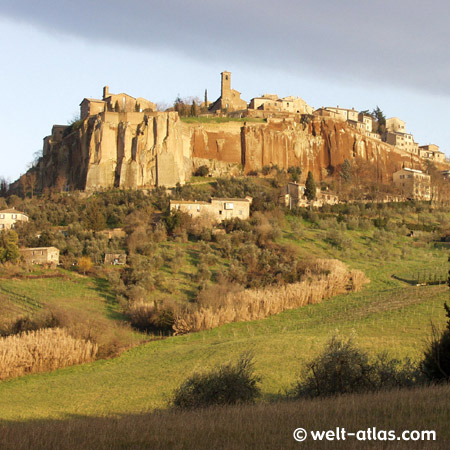 Das Felsplateau von Orvieto,Umbrien