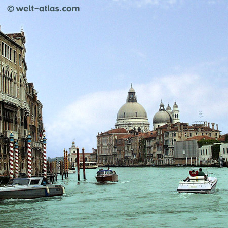 Venedig, Canal Grande mit Santa Maria della Salute