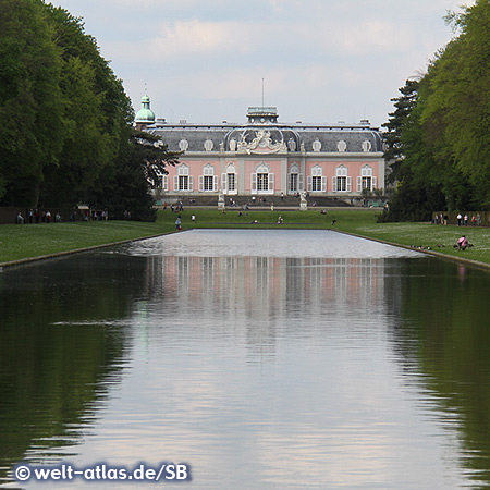 Garden front of Benrath Palace - a Maison de Plaisance, Düsseldorf-Benrath