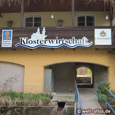 Klosterwirtschaft Pielenhofen, country inn and part of the monastery in the Naab Valley, Bavaria