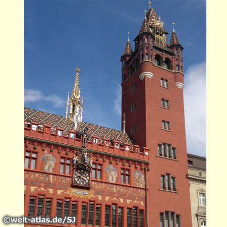 Basel, City Hall Tower