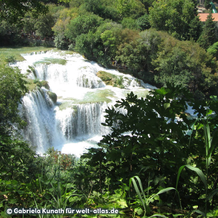 Wasserfälle im Nationalpark Krka, Kroatien