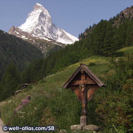 Wegkreuz am Matterhorn, Wallis