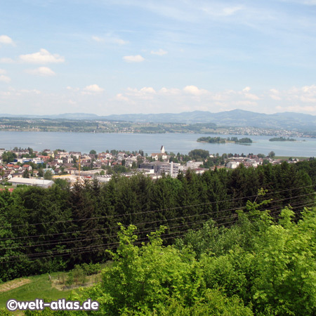 Pfäffikon, Insel Ufenau, Zürichsee, Schweiz