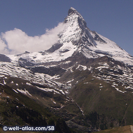 Blick auf das Matterhorn, Schweiz