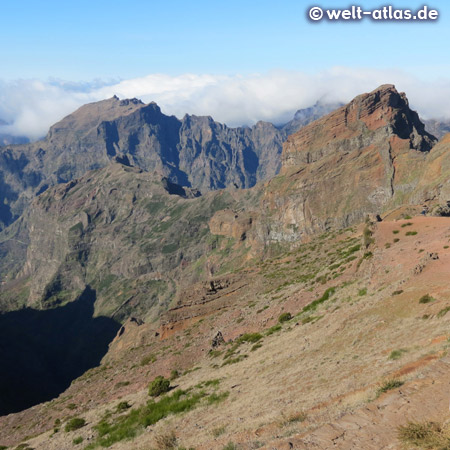 Auf dem Pico do Arieiro, dem dritthöchsten Berg auf Madeira