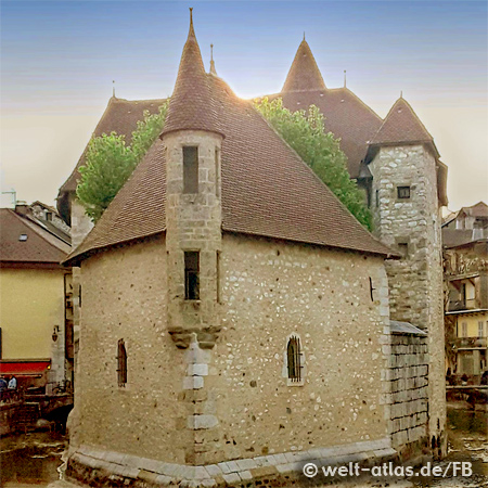 Palais in Annecy, unique small town in the south east of France