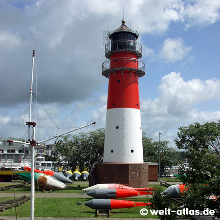 Lighthouse, BüsumPosition: Position: 54° 07,7′ N / 08° 51,6′ E