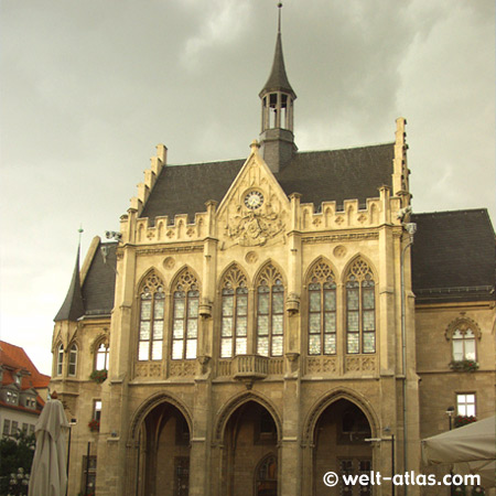 Rathaus von Erfurt in Thüringen