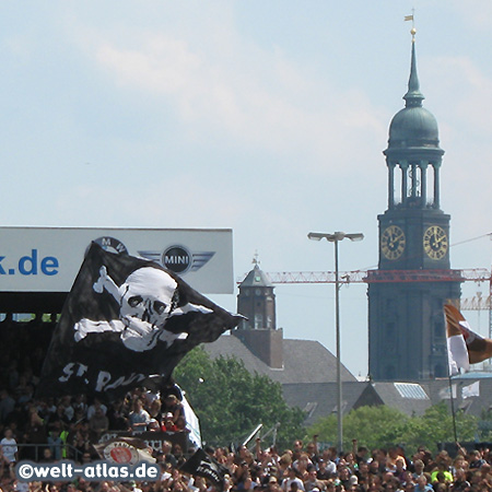 Millerntor stadium, FC St. Pauli,  final game of season 08/09