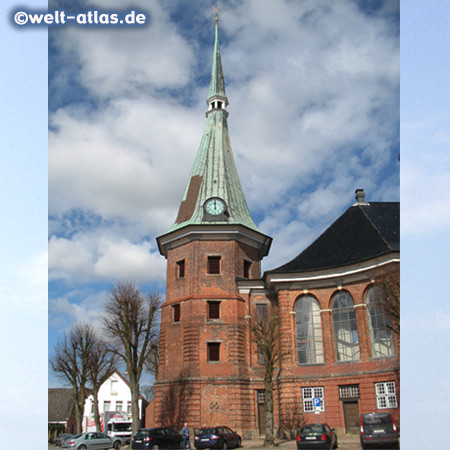 St.-Bartholomäus-Kirche in Wilster, Baumeister war Sonnin, von dem auch der Hamburger Michel stammt