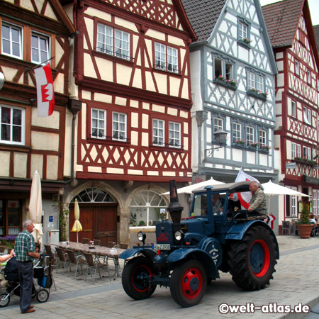 Lanz Bulldog in Ochsenfurt, Mainfranken, Bayern, Deutschland