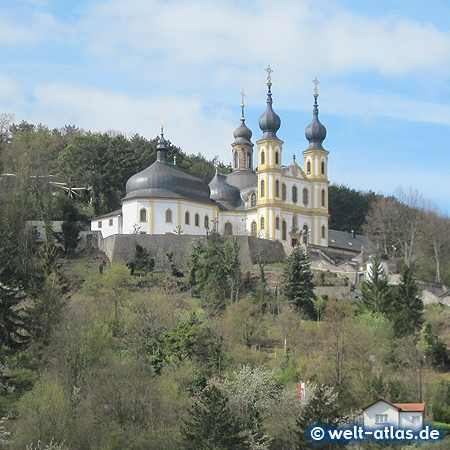 The Pilgrimage Church "Käppele" is one of the sights of Würzburg