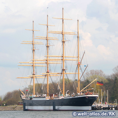 Four-masted barque Passat in Travemünde