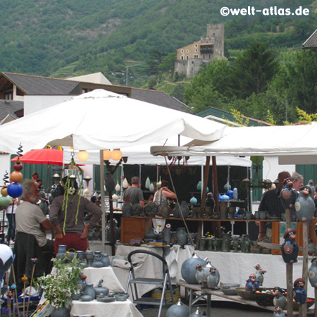 Market in Naturns near Meran in the Vinschgau