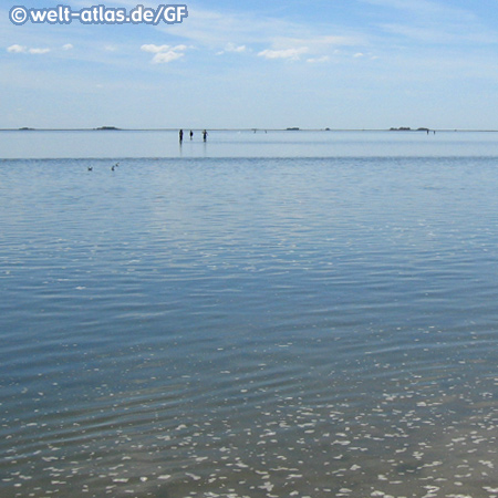 Nordsee bei Ebbe in Ostfriesland