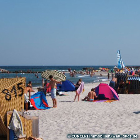 Strand "Kalifornien" in Schoenberg an der Ostsee