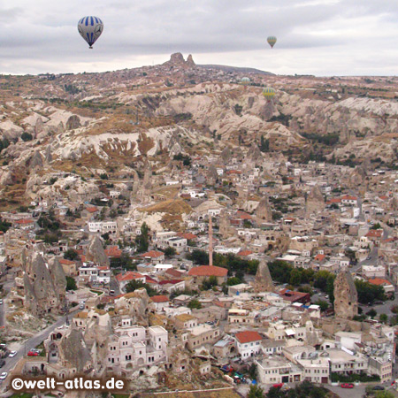 Hot Air Ballooning, Goreme - looking from above