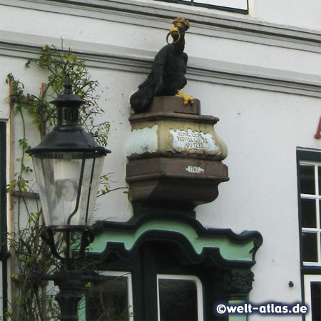 Friedrichstadt, at the market square, Northern Friesland