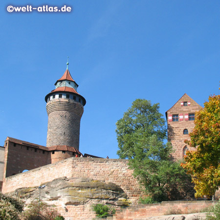 Der Sinwellturm, Bergfried der Kaiserburg Nürnberg