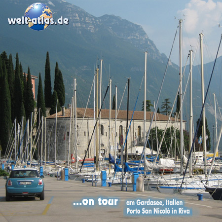 welt-atlas ON TOUR with Mini in Italy,Garda Lake, Porto San Nicolò, Riva