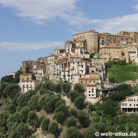 Pisciotta, Blick von Süden