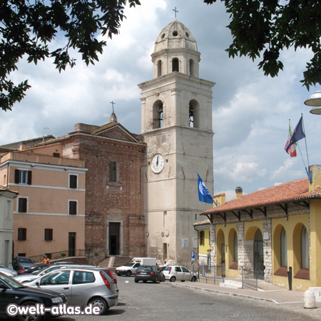 Sirolo, Church, Riviera del Conero, Le Marche, Adriatic Coast, Italy
