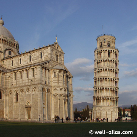 Pisa "Schiefer Turm" und Kathedrale, Toskana
