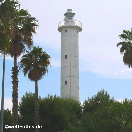 Lighthouse San Benedetto del Tronto, Position: 42°57'N  13°53'E. Le Marche, Adriatic Coast, Italy