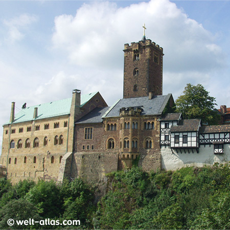 Die Wartburg bei Eisenach, Lutherstube