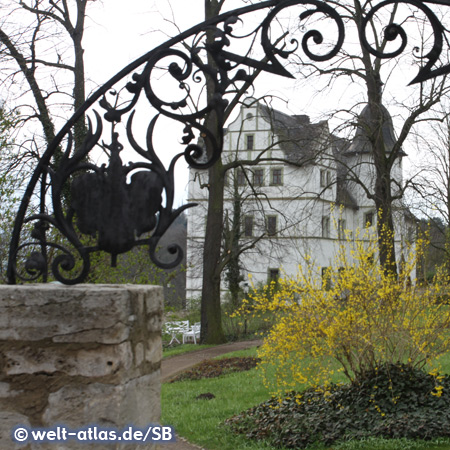 Das Renaissanceschloss gehört zu den berühmten drei Schlössern in Dornburg an der Saale