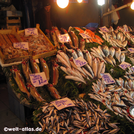 Fischmarkt an der Galatabrücke, Istanbul